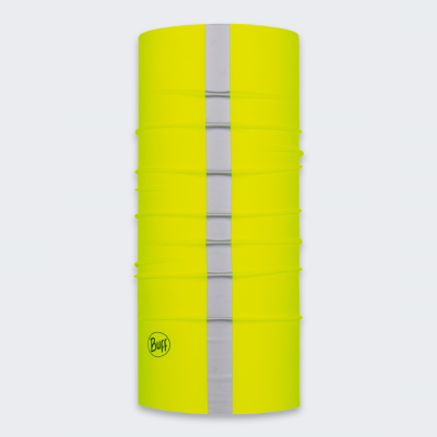 Chusta wielofunkcyjna z elementami odblaskowymi Buff Safety Original EcoStretch Reflective Solid R-Yellow Fluor