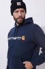 Bluza męska z kapturem Carhartt Midweight Signature Logo Sweatshirt 472