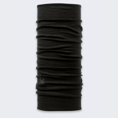 Komin wielofunkcyjny z wełny merynosów Buff Safety Merino Wool Black