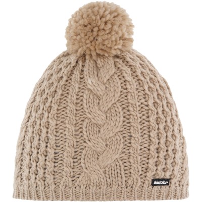 Czapka z wełną merino Eisbar Afra Pompon MÜ 156 beżowy 