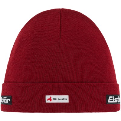 Czapka z wełną merino Eisbar Renan OS MÜ RL SKA 043 burgundowy