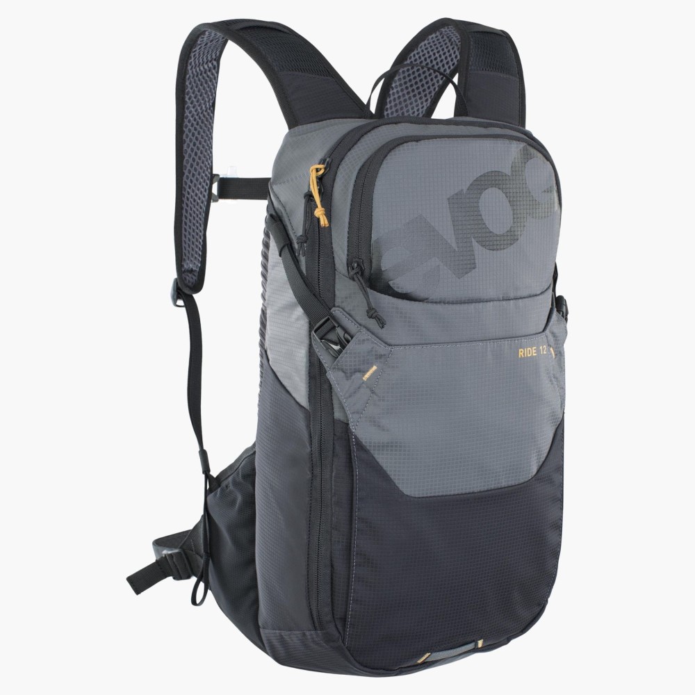 Plecak turystyczny rowerowy z bukłakiem Evoc Ride 12 + 2L Bladder carbon grey - black 100323123