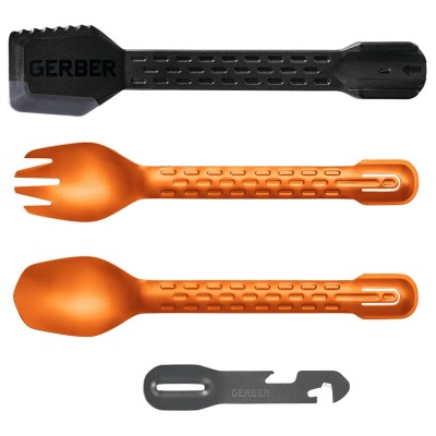 Zestaw sztućców turystycznych Gerber Compleat burnt- orange
