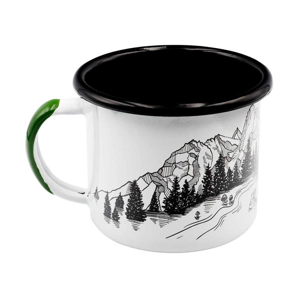 Kubek emaliowany Alpinus 350ml Niedźwiedź