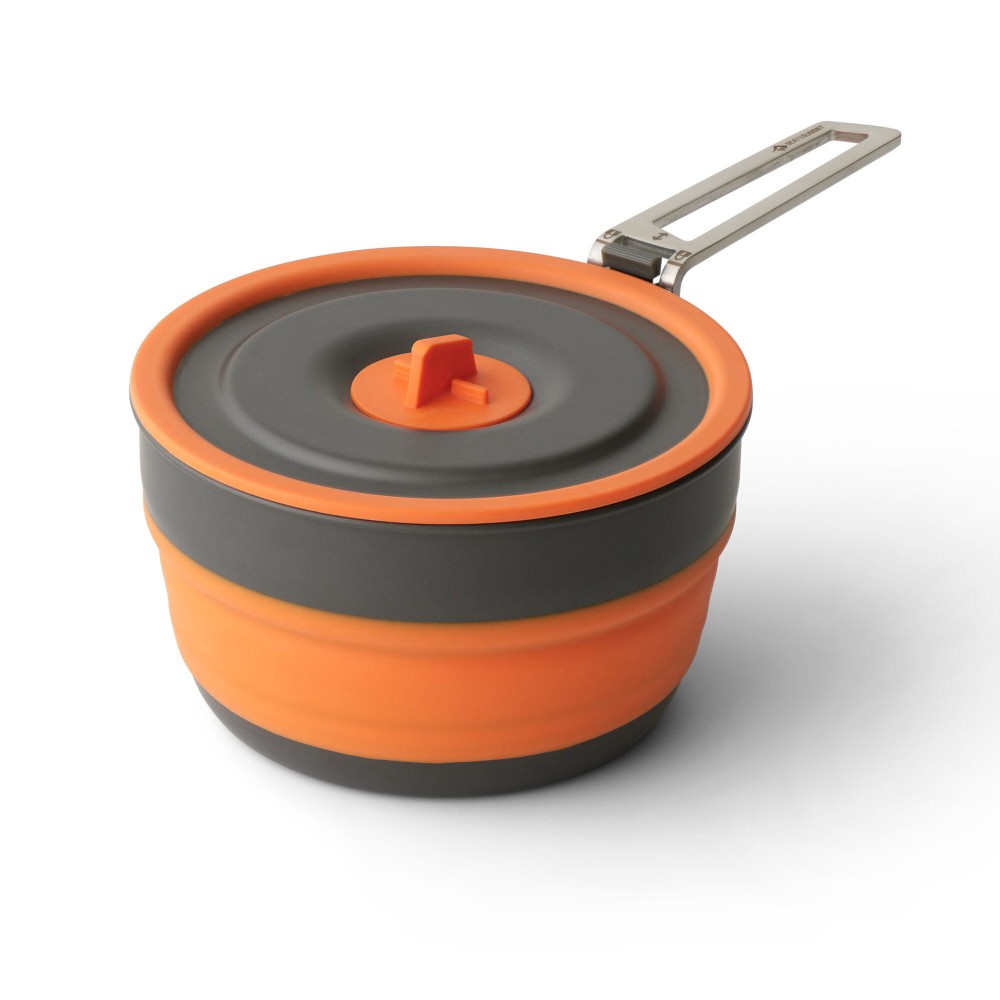 Garnek składany ultralekki Sea To Summit Frontier UL Collapsible Pot 1L pomarańczowy