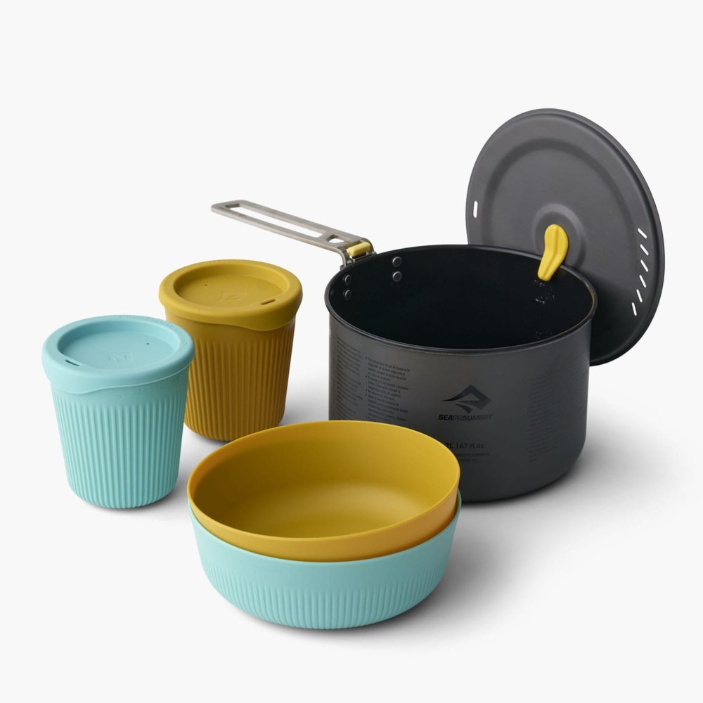 Zestaw naczyń turystycznych z garnkiem 2L Sea To Summit Frontier UL One Pot Cook Set