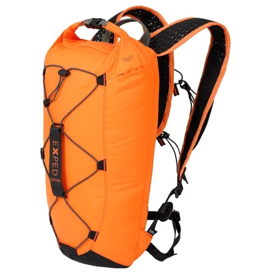 Plecak wodoszczelny z rolowanym zapięciem Exped Stormrunner 9 dark lava