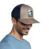 Czapka z daszkiem Buff Explore Trucker Cap Soor Tundra Khaki