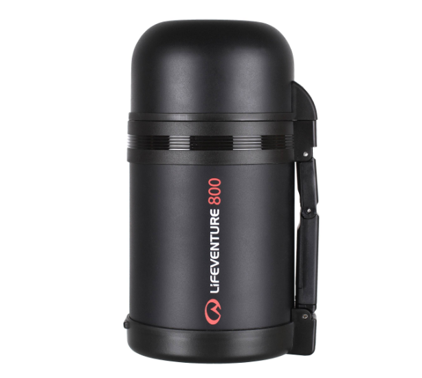 Termos obiadowy Lifeventure TiV Widemouth Vacuum Flask 800 ml Czarny